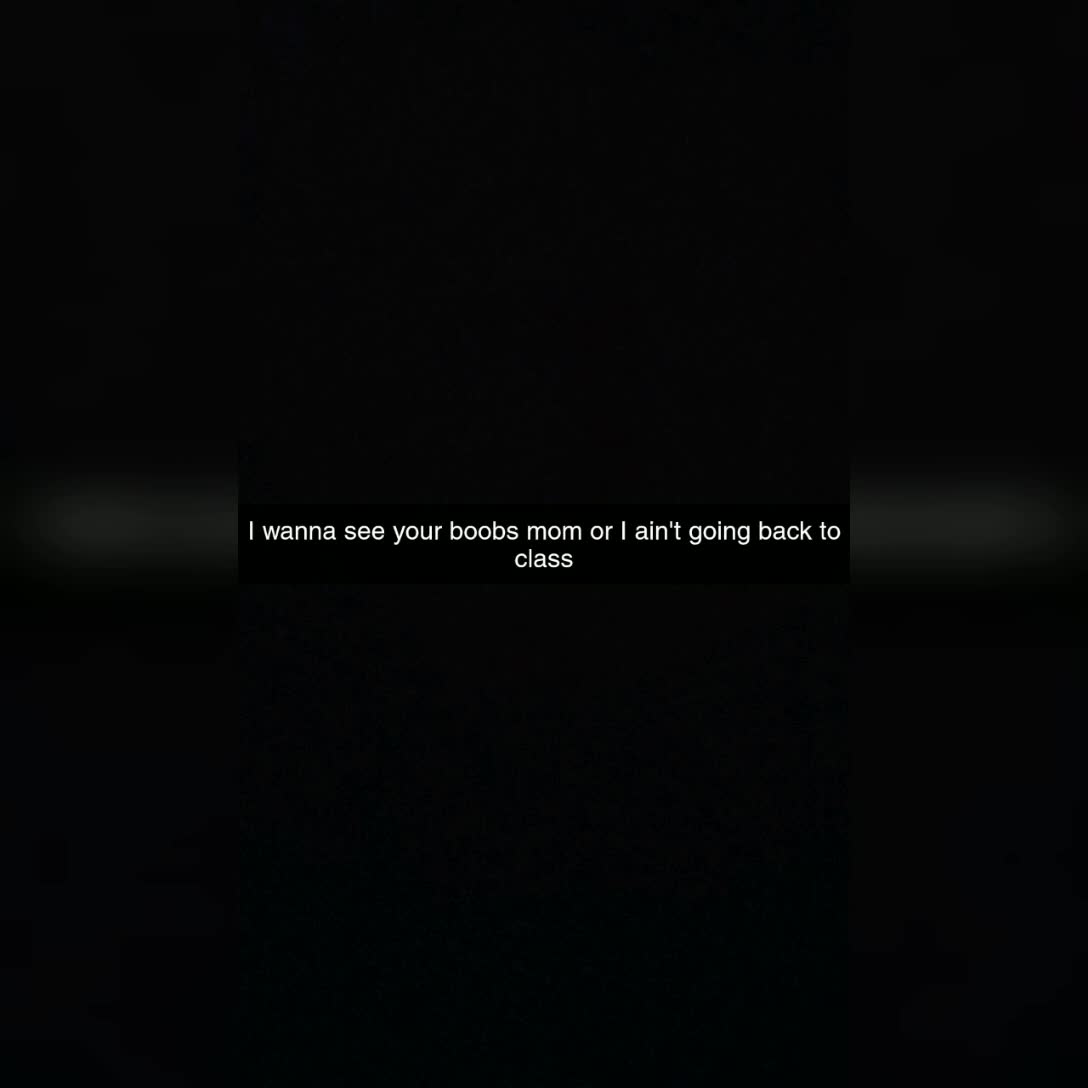 Was feeling horny, then mom sent me this.