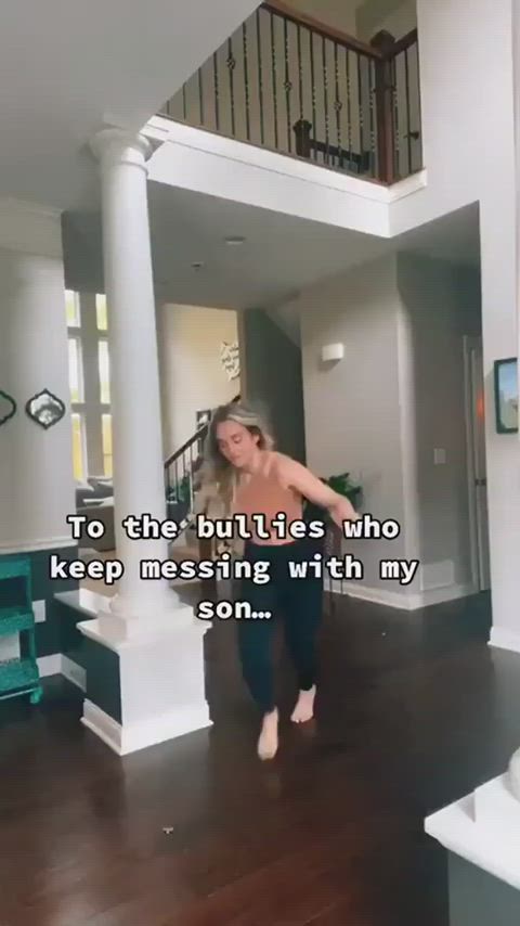 You're alone, boy... Not even your mommy wants to defend you.