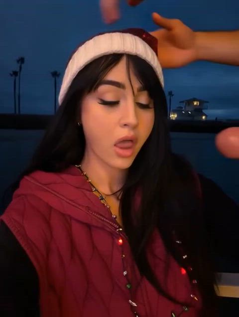 I had to swallow someone's cock for Christmas! A lil xmas present you know hehe