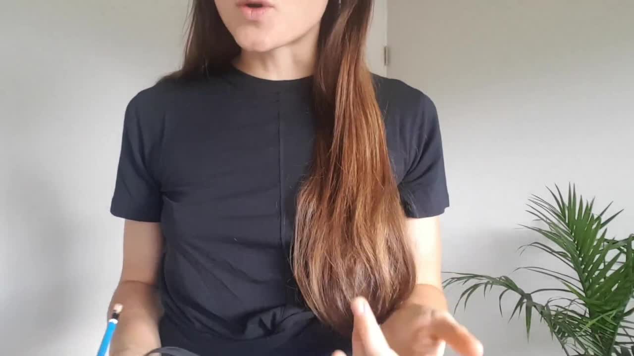 ASMR Haircut turns into HOT Topless JOI