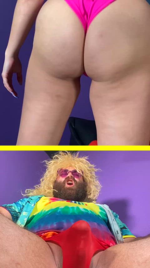 All she did was twerk in front of him and he BLEW😭💦