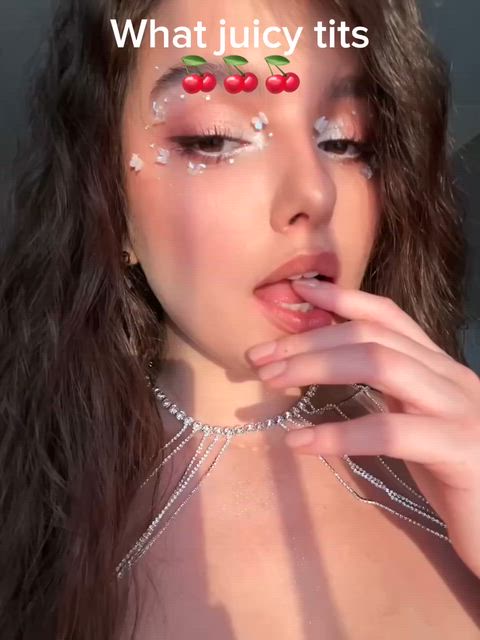 imagine how you are putting your penis between these breasts
