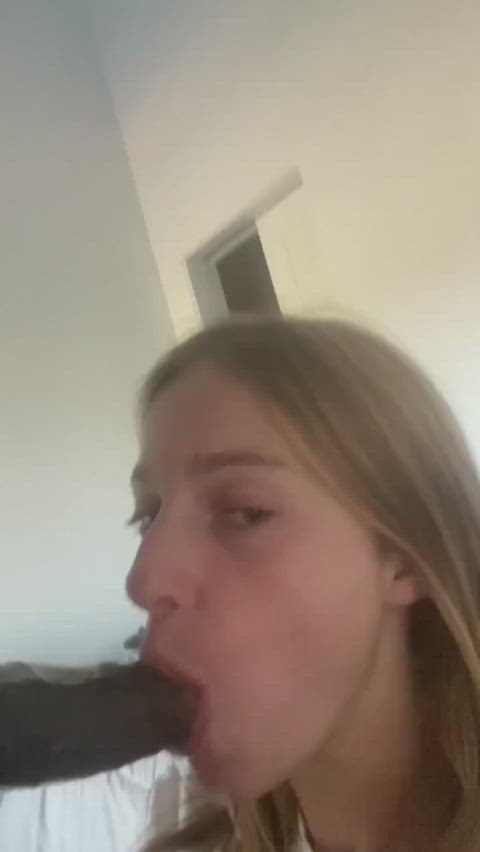 Skipping her class to take a Bbc