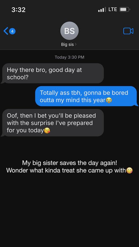(B/S) Sister's after-school surprise