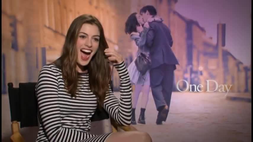 When you ask mommy Anne Hathaway if you can suck her tits