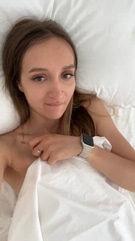 here's your breakfast in bed babe