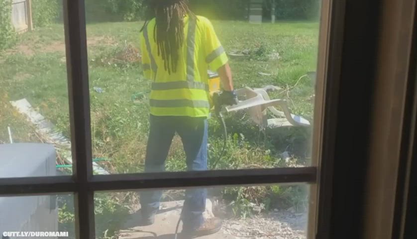 Amateur Ass BBC Hotwife Interracial Mom Seduction Standing Doggy Worker Porn GIF by duromami