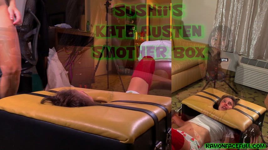 Sushii enjoys Kate Austen's face in the Smother Box!