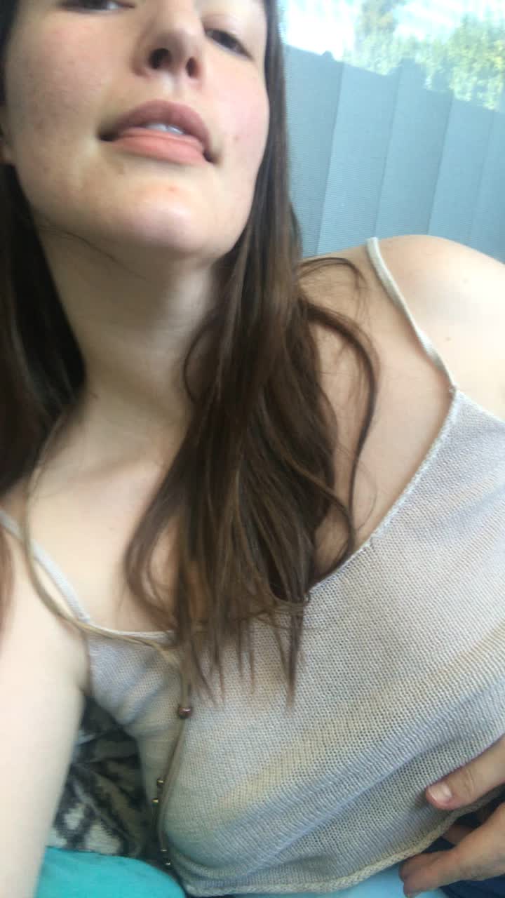 Getting drunk on a patio bed