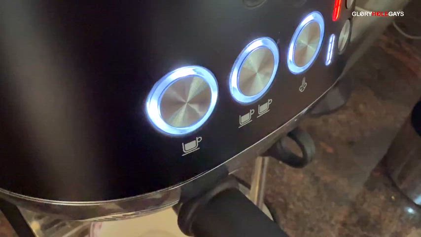 Early morning at the gloryhole: dude runs in, nuts hard and shoots his thick hot load right into my coffee One of the nastiest cumshots ever. Play it, bust, repeat. You brave enough?😈💦