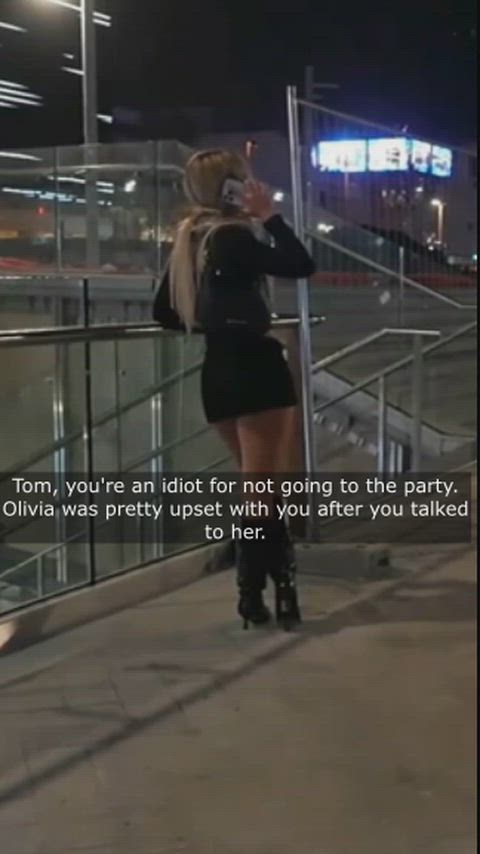 Your girlfriend is the queen of the party!