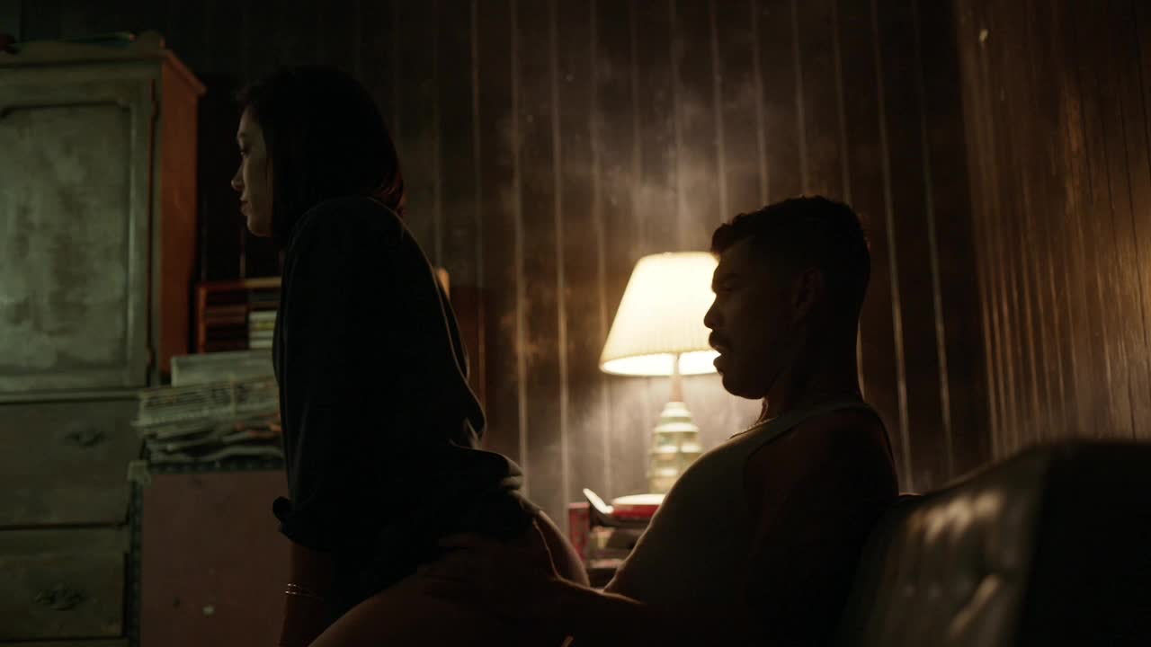 Mishel Prada's perfect ass reverse-cowgirl riding in 'Vida'