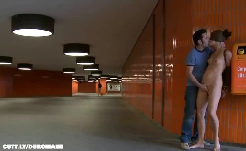 Amateur Blowjob Exhibitionist Masturbating Public Sex Standing Doggy Submissive Teen Porn GIF by duromami