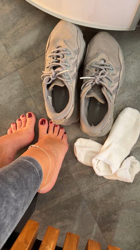Feet Feet Fetish Foot Foot Fetish Smelling Socks Tease Teasing Porn GIF by mimimiax