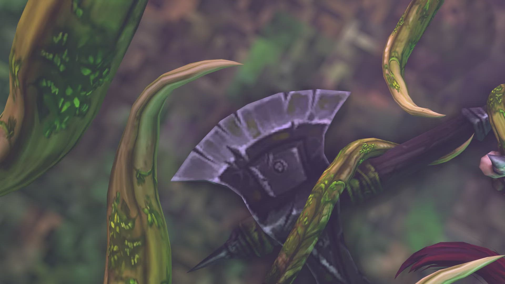 Orc gets fucked by a futa night elf in Ashenvale (Lawnmower333)