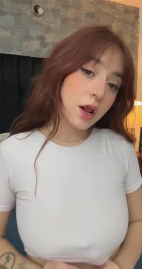 Natural saggy tits drop