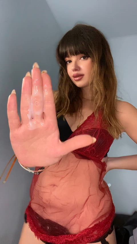 Would it taste better if I made eye contact while you swallowed?