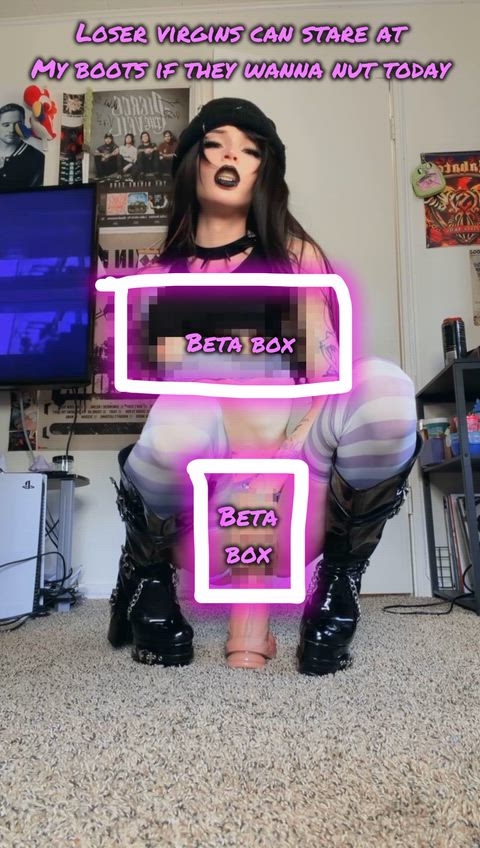 Beta Betaslave Censored Femdom Findom FitFemdom Humiliation Pixelated SPH r/sph Porn GIF by therealfeetiecutie