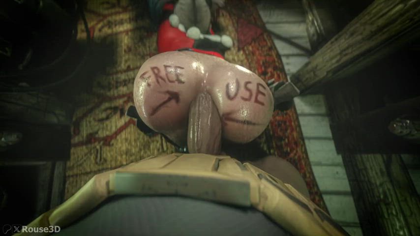 Harley Quinn Needs Your Cock In Her Asshole | Animation by: (Rouse3D) [DC]