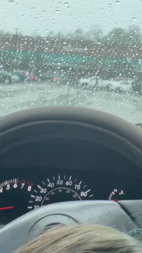 I couldn’t wait I just had to suck him here and now