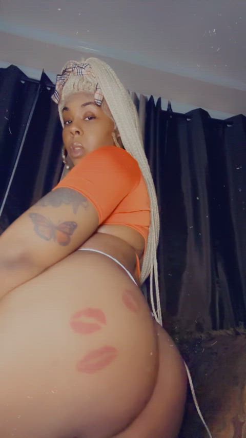 African American Amateur Ass Big Ass Booty Canadian Curvy Ebony Thick Thong Porn GIF by camsoda