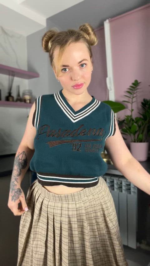 are you down to teach this schoolgirl a new trick daddy?