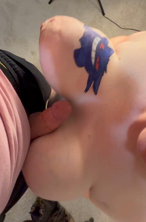 A spooky tittyfuck