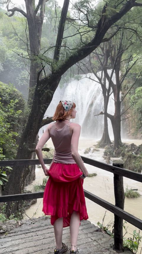 near the river for those on the hike