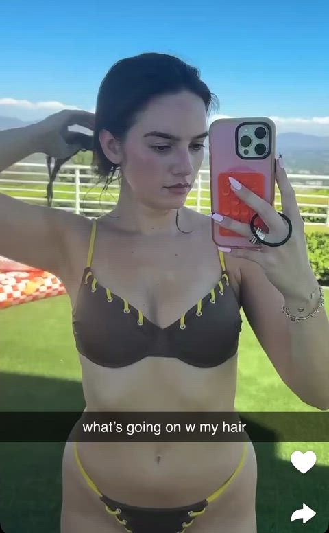 Natalie Noel bikini video 🤎💛