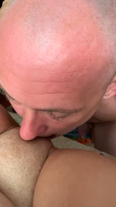 Waiting for me to squirt in his face