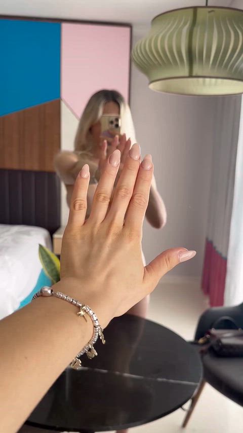 Babe Big Tits Blonde Boobs NSFW Nude OnlyFans Pale Pussy Tits Porn GIF by blondiewithtiddies