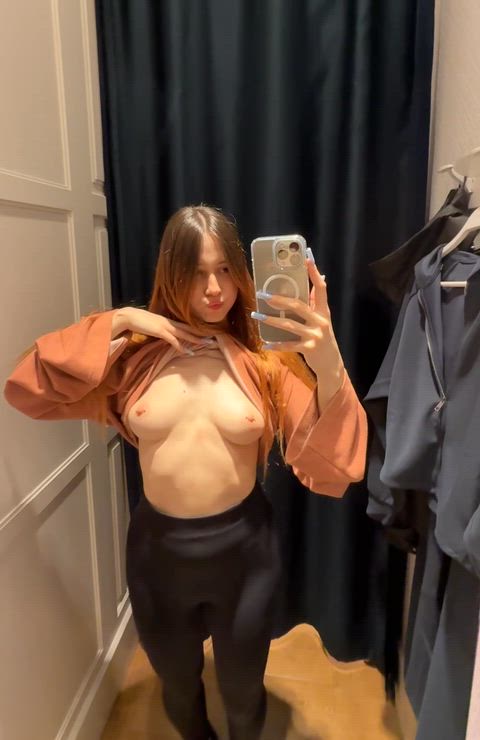 Today I was naughty in the fitting room
