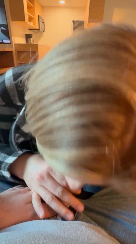 He does the filming, I do the sucking and fucking