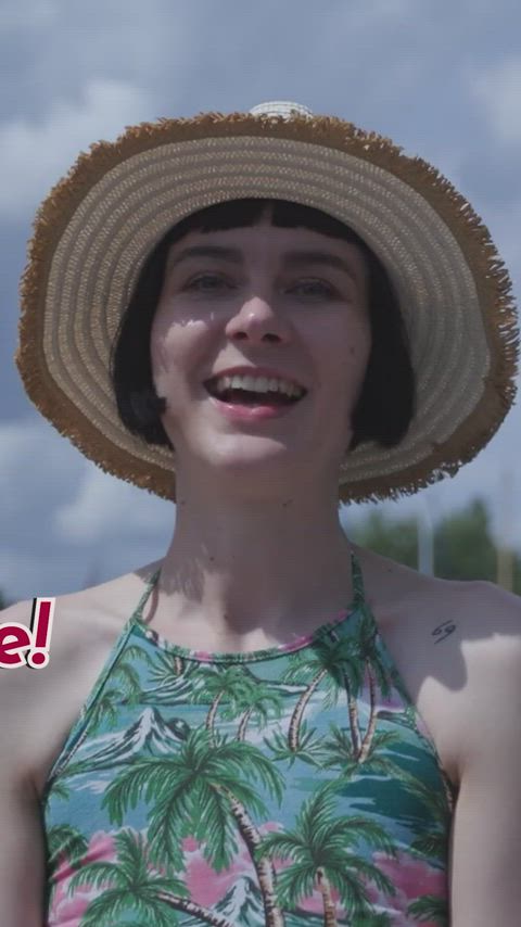 Boobs Lesbian Natural Tits Public Pussy Pussy Licking Squirt Squirting Sucking Tits Porn GIF by ersties