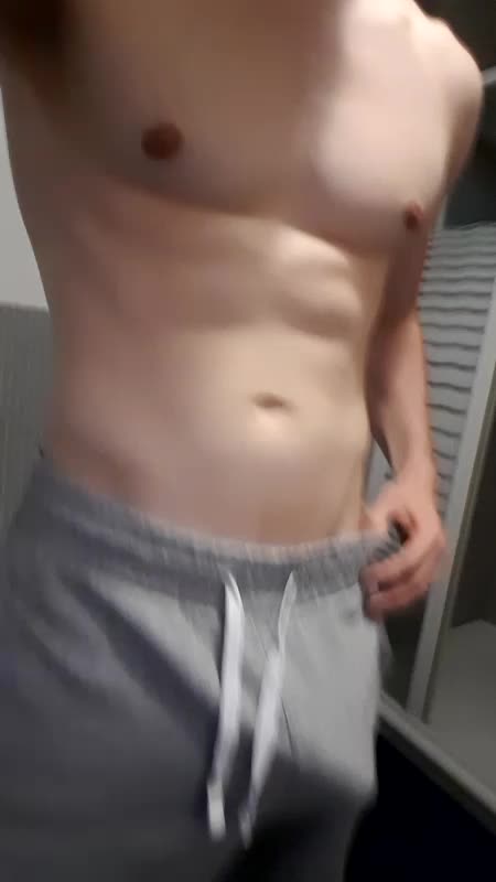 After workout shower, here I coe!
