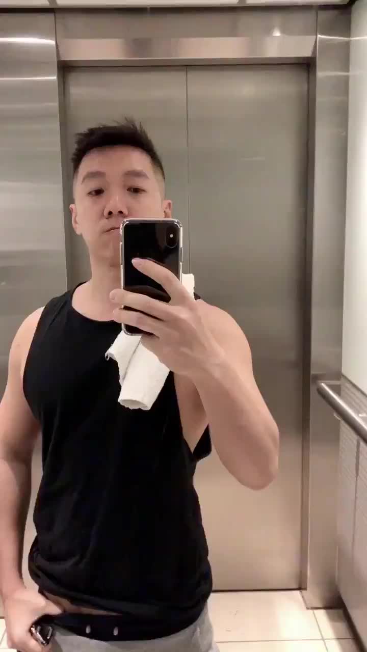 @Dodgypirate1 Horny & On His Way To The Gym