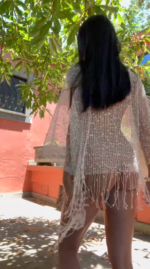 I've never said this before, but I like showing my natural boobs in public