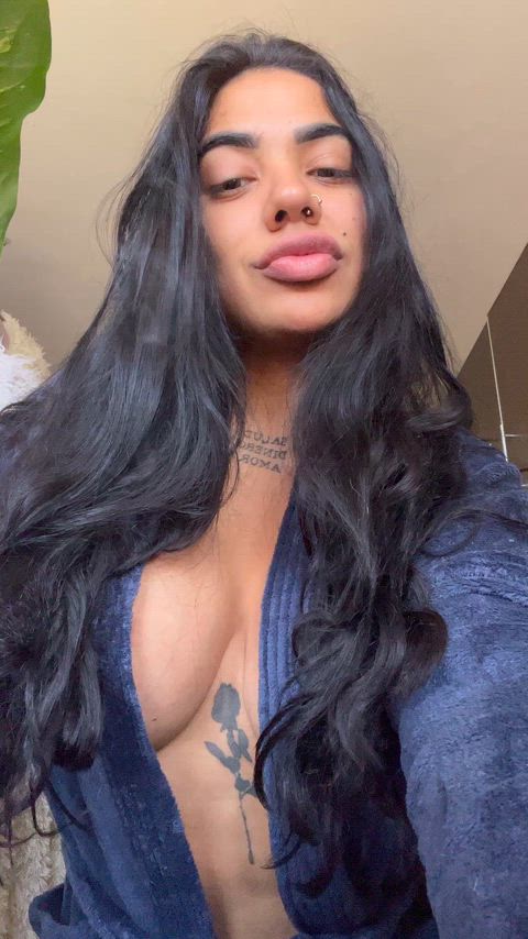 Can you touch my tits while I smoke first thing in the morning?
