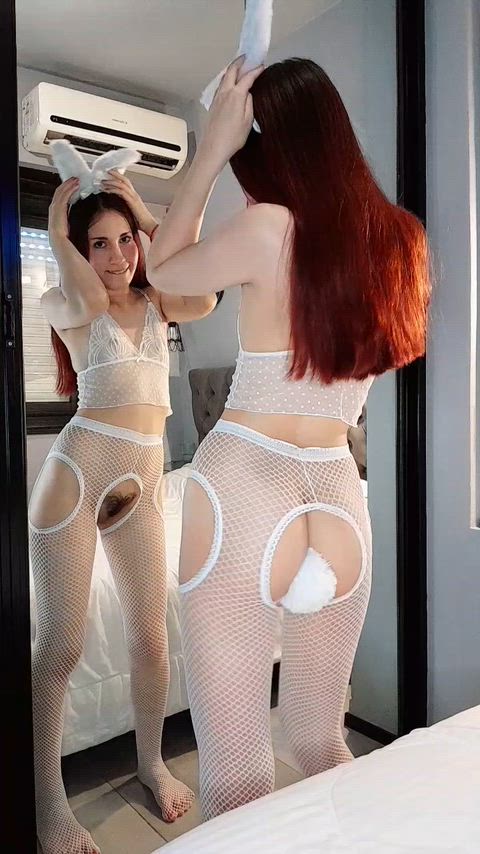 Amateur Ass Bunny Butt Plug Cute Latina NSFW Petite Solo Teen Porn GIF by margot_turnerr