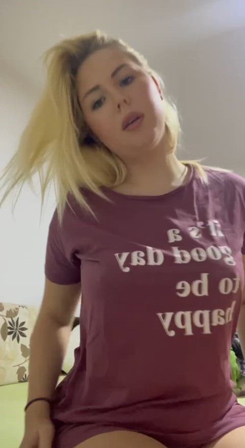 Revealing my small swedish boobs ;)