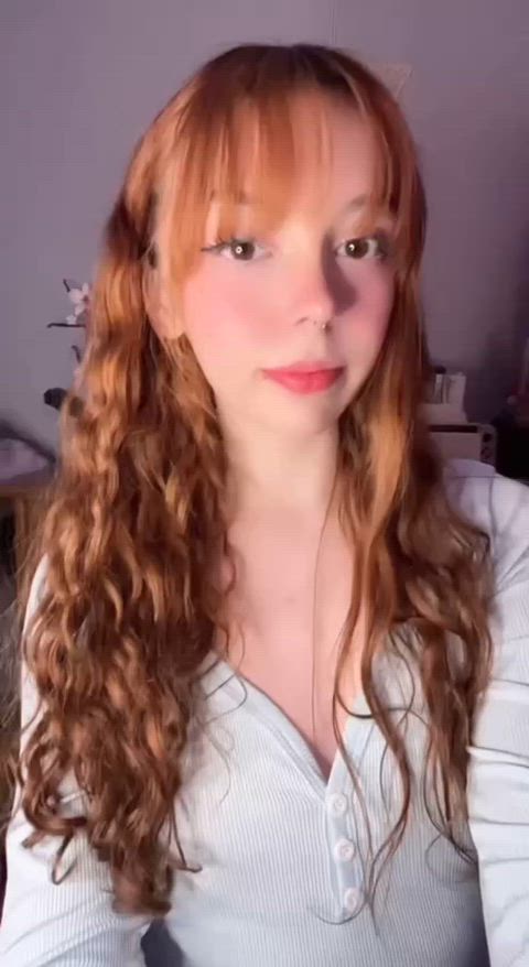 18 Years Old 19 Years Old Asian Barely Legal Egirl Japanese Petite Redhead Teen TikTok Porn GIF by miamiaof