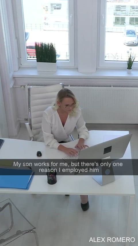 I may be a tough boss to work for, but my son knows it's worth it