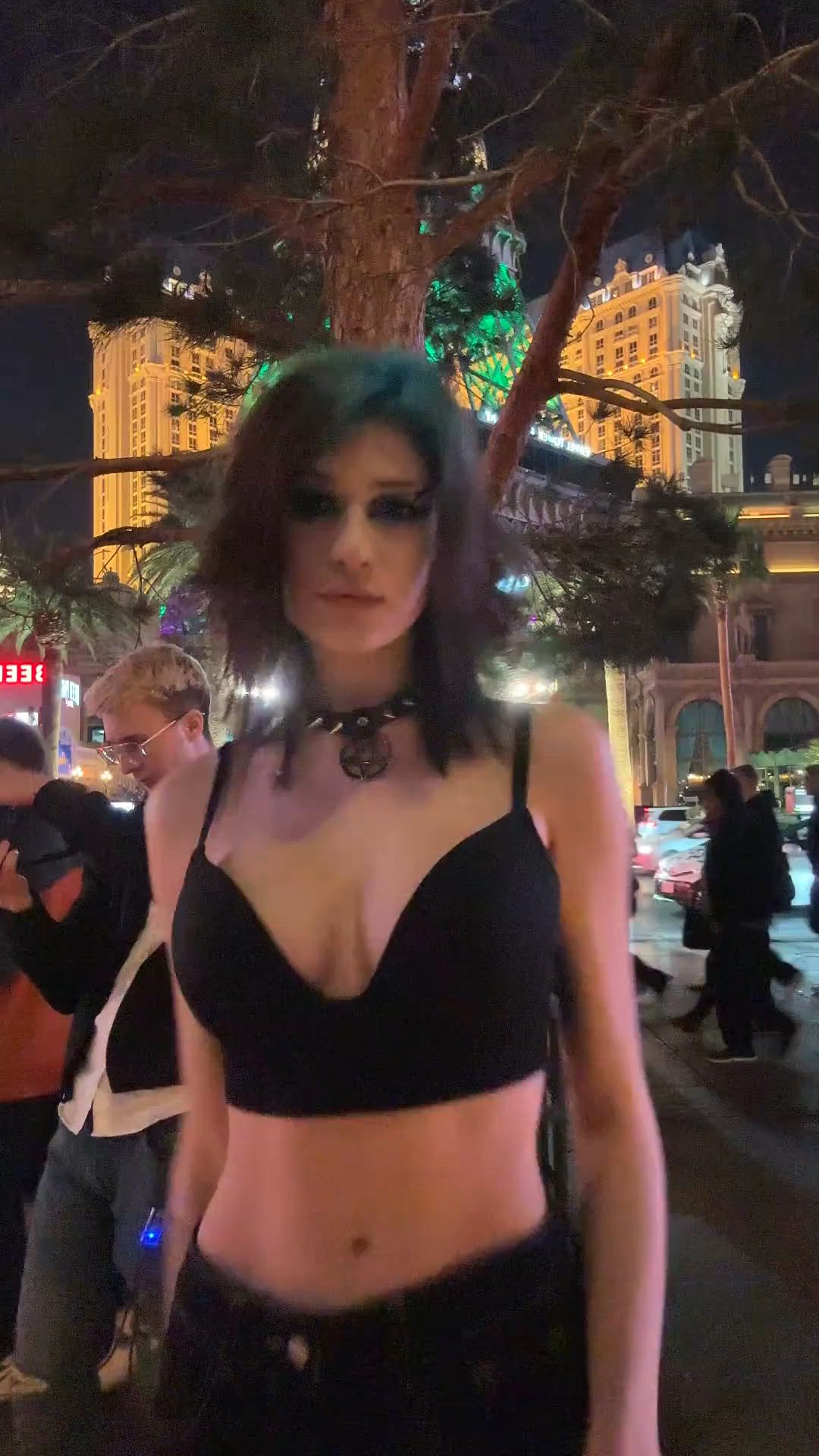 Amateur, Big Tits, Boobs, Cute, Goth, Public