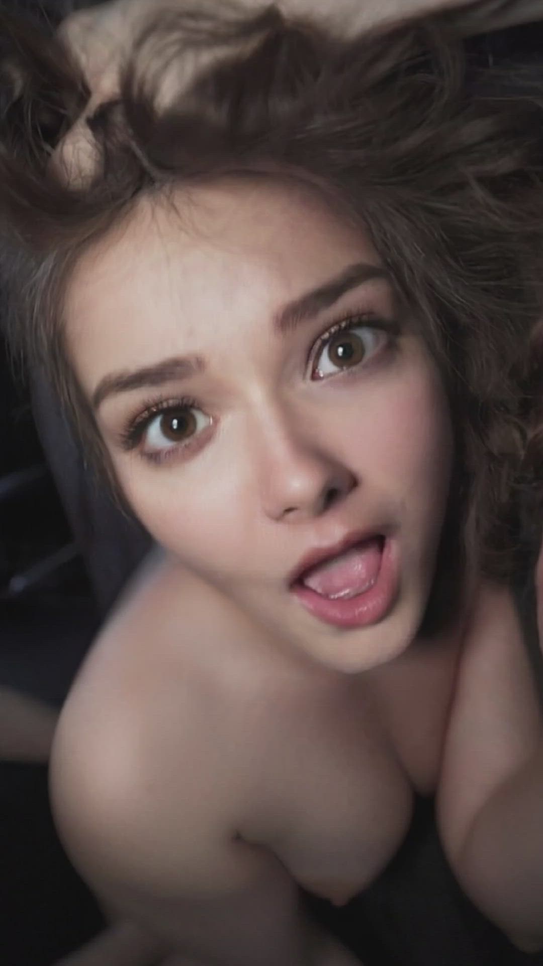 Amateur, Big Ass, Big Dick, Blowjob, Curly Hair, Cute