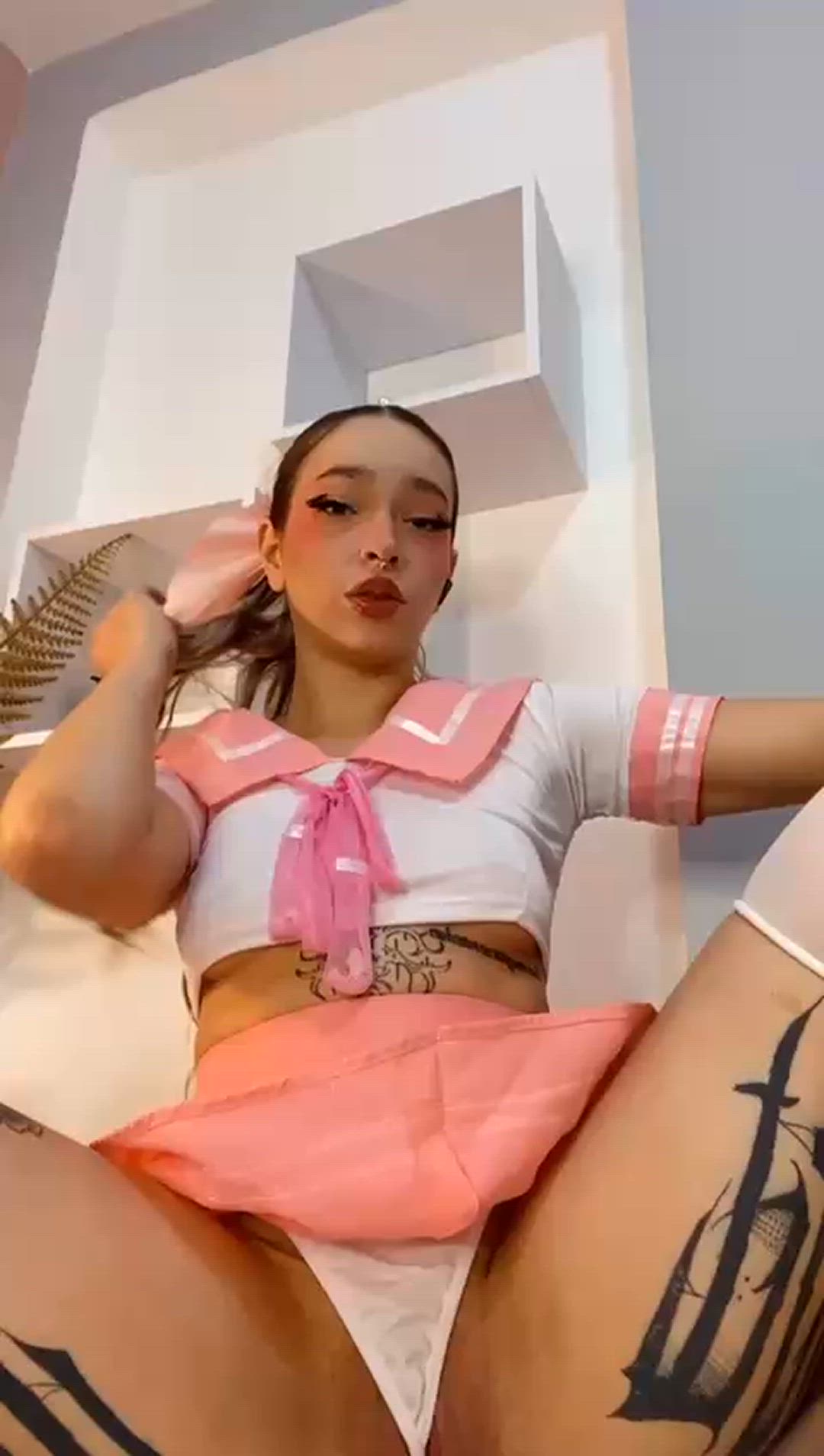 Blonde, Cute, Dildo, Latina, Lingerie, Petite