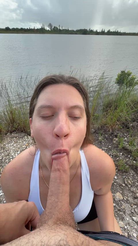 Swallowing him whole at the lake