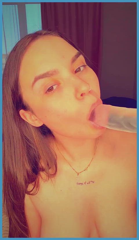 Amateur Blowjob Brunette Chubby Dildo Gay Huge Tits Lingerie Shaved Pussy Trans Woman Porn GIF by lovesofa