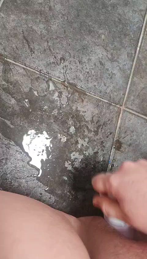 If you watch with sound, you can hear it trickle down the drain