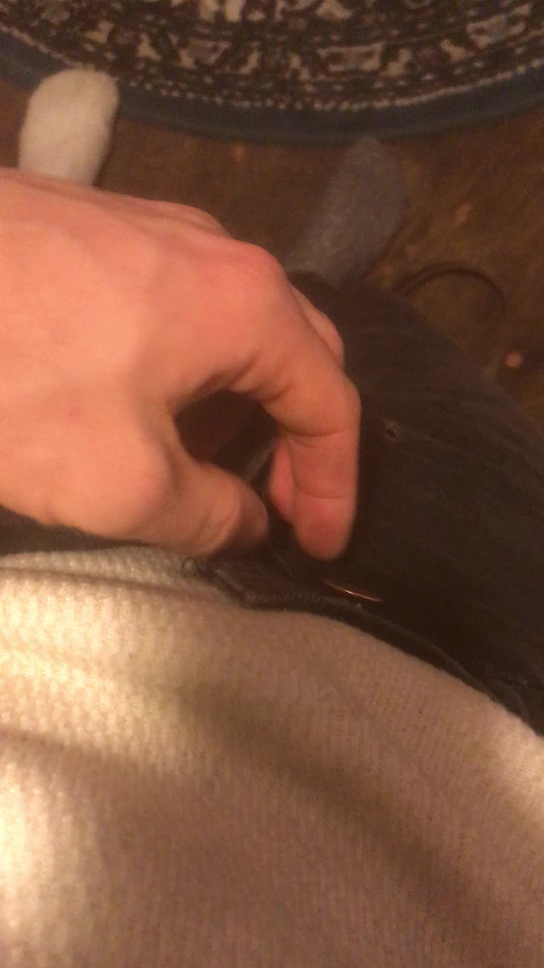 hidden behind my wasteband