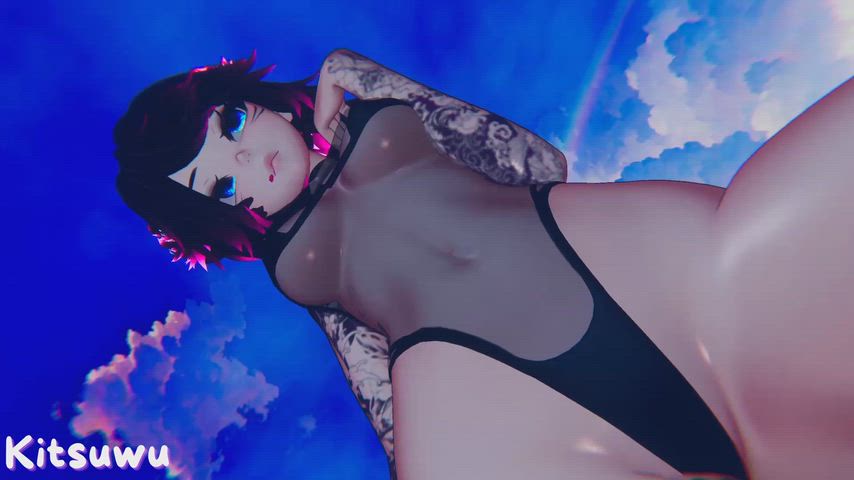 Have some cute catgirl wiggles~ 🩷